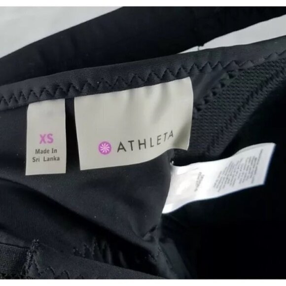 Athleta Gigi Sports Bra High Impact Black Athletic Active 868882 Womens XS - Picture 7 of 9